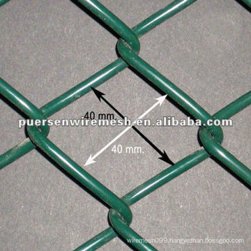 Cheap price Green pvc coated Chain link mesh fence